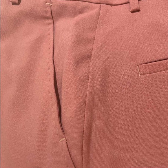 NWT Weekend Max Mara Size 2 Fauno 96% Wool Wide Leg Pants in Antique Rose pink - Picture 7 of 10